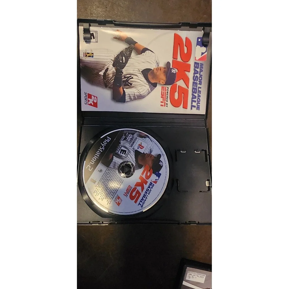 Major League Baseball 2K5 With Manual (Sony PlayStation 2, 2005) PS2